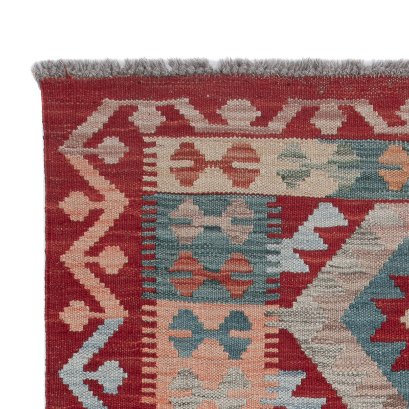 Kelim tapijt - Splash - 129 x 79 cm - veelkleurig