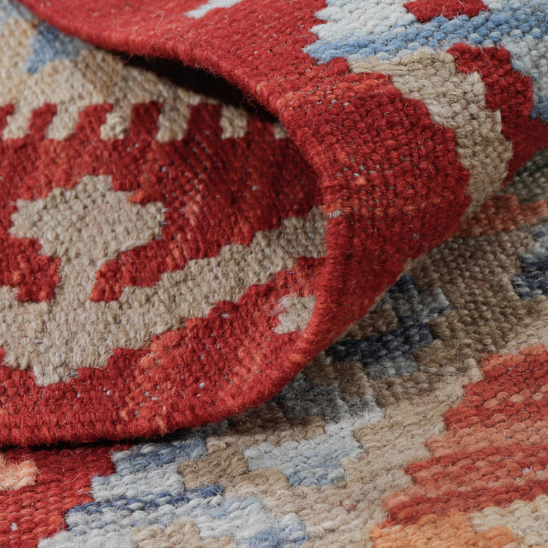 Kelim tapijt - Splash - 129 x 79 cm - veelkleurig