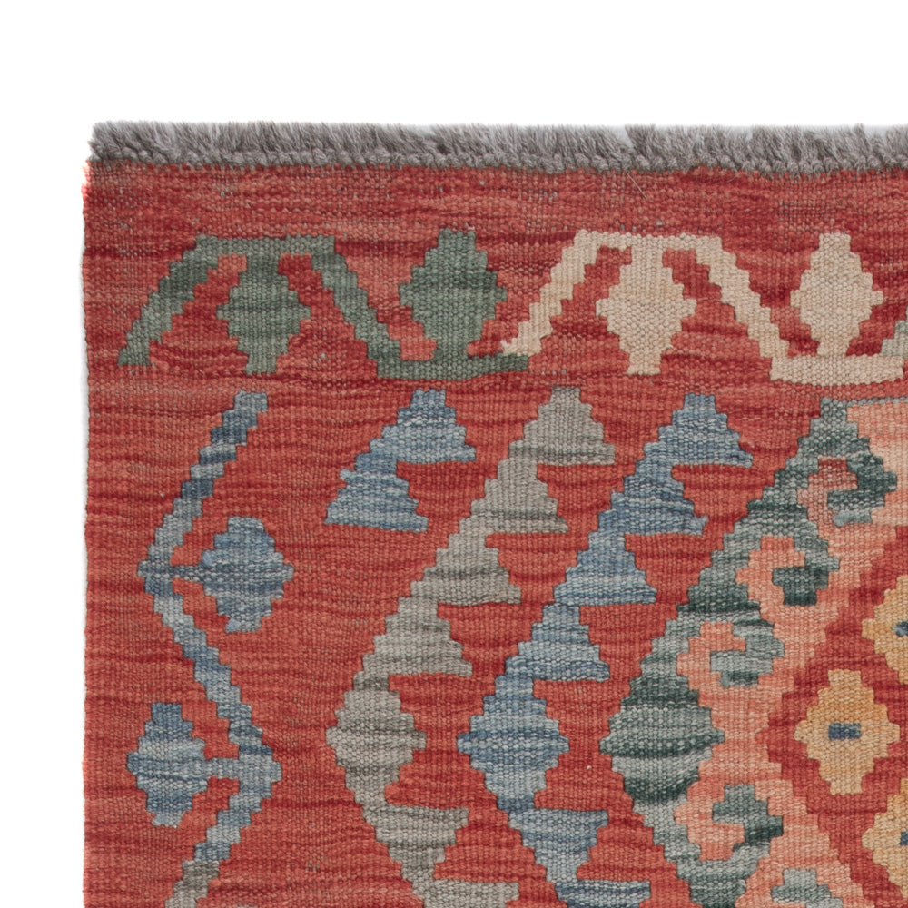 Kelim tapijt - Splash - 130 x 83 cm - veelkleurig