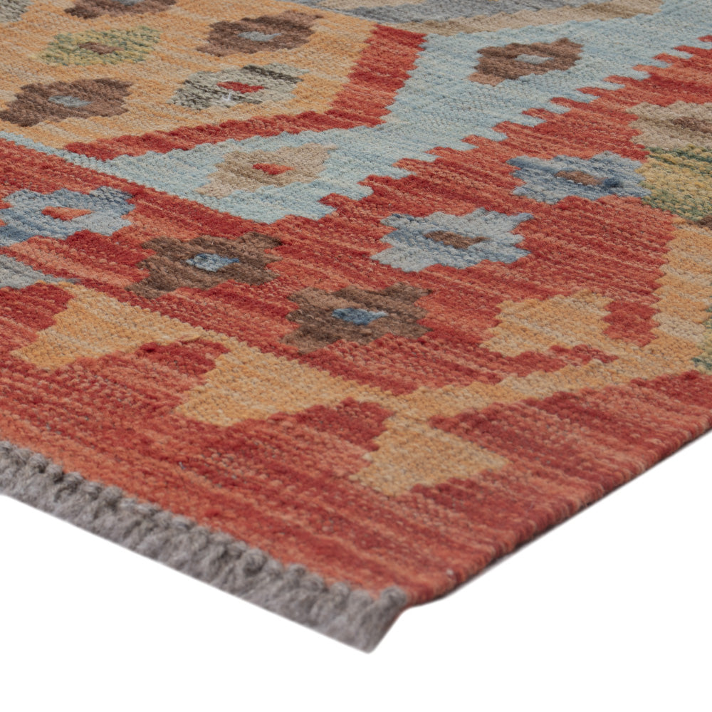 Kelim tapijt - Splash - 121 x 87 cm - veelkleurig