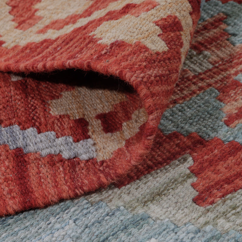 Kelim tapijt - Splash - 154 x 83 cm - veelkleurig