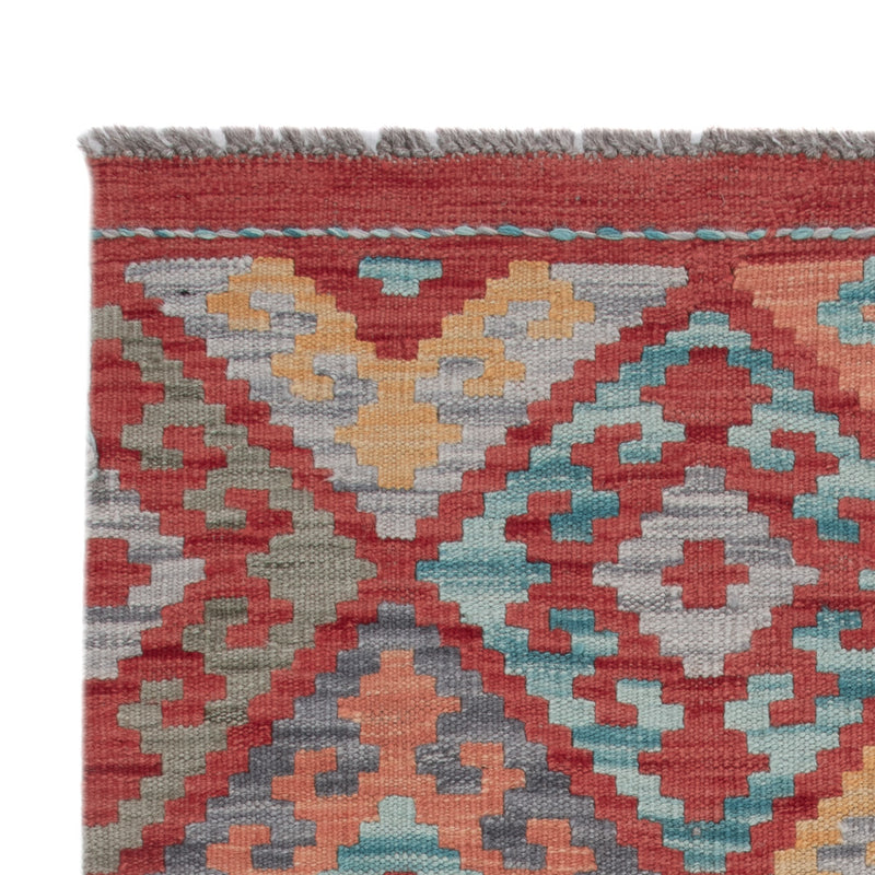 Kelim tapijt - Splash - 130 x 79 cm - veelkleurig