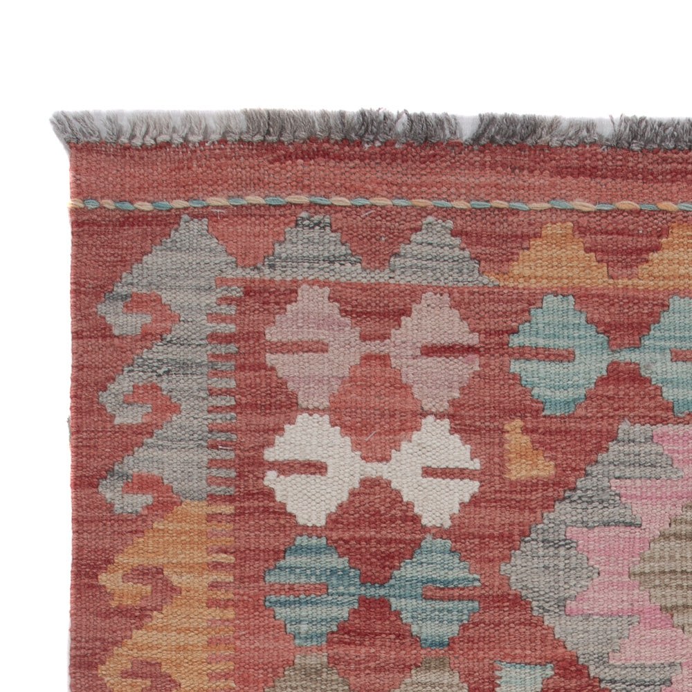 Kelim tapijt - Splash - 130 x 76 cm - veelkleurig