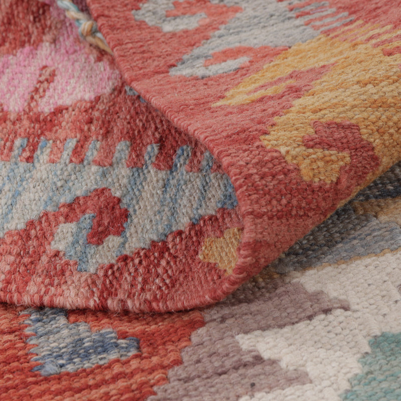 Kelim tapijt - Splash - 130 x 76 cm - veelkleurig