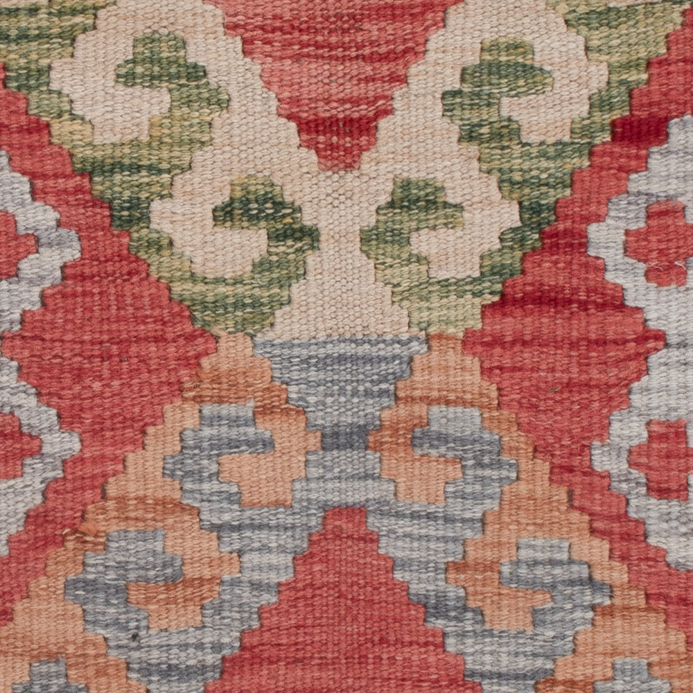 Kelim tapijt - Splash - 123 x 79 cm - veelkleurig