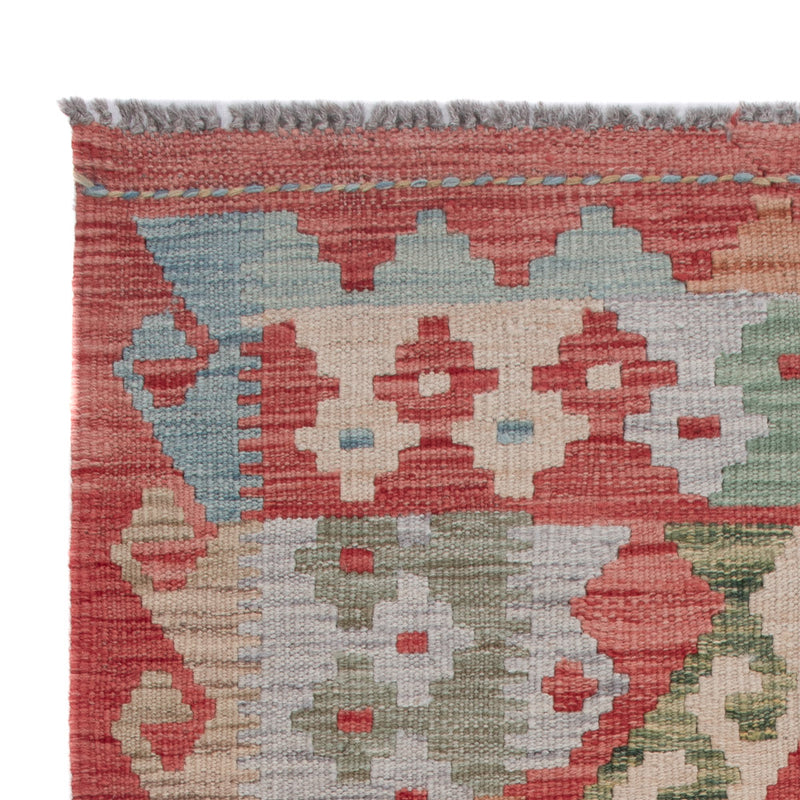 Kelim tapijt - Splash - 123 x 79 cm - veelkleurig