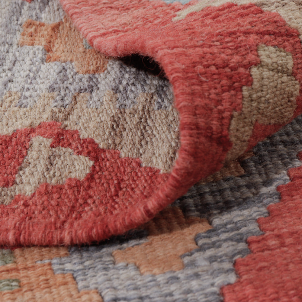 Kelim tapijt - Splash - 123 x 79 cm - veelkleurig