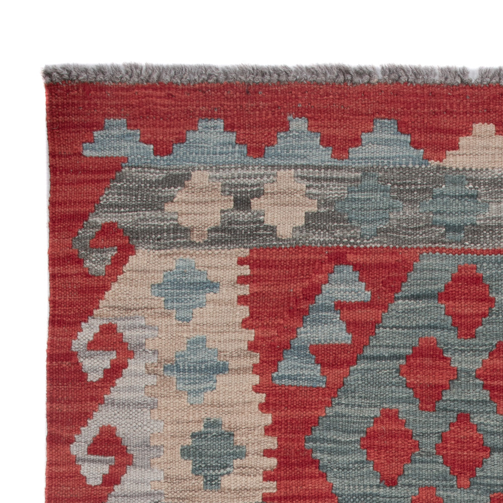 Kelim tapijt - Splash - 124 x 81 cm - veelkleurig