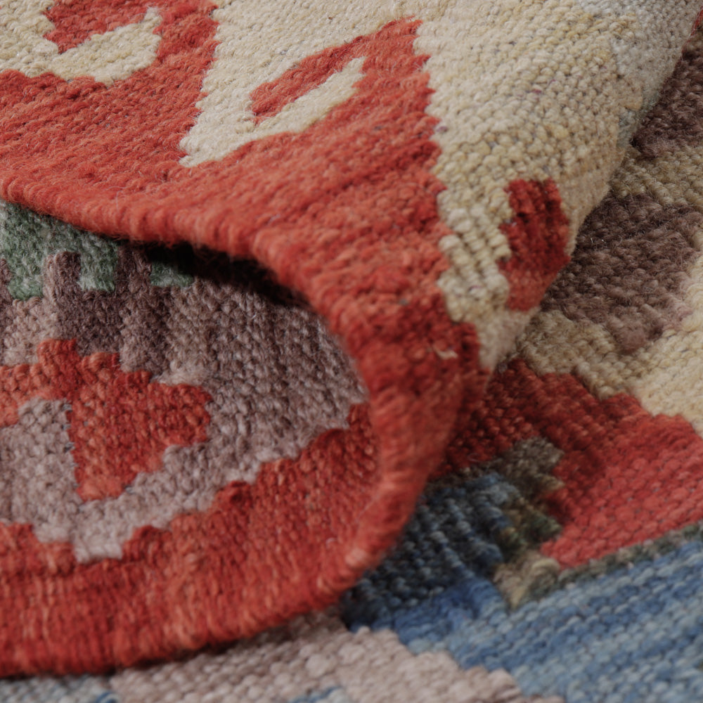 Kelim Teppich - Splash - 114 x 85 cm - mehrfarbig