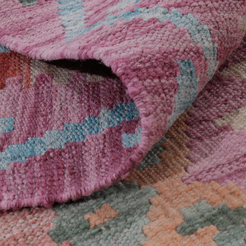 Kelim tapijt - Splash - 128 x 83 cm - veelkleurig