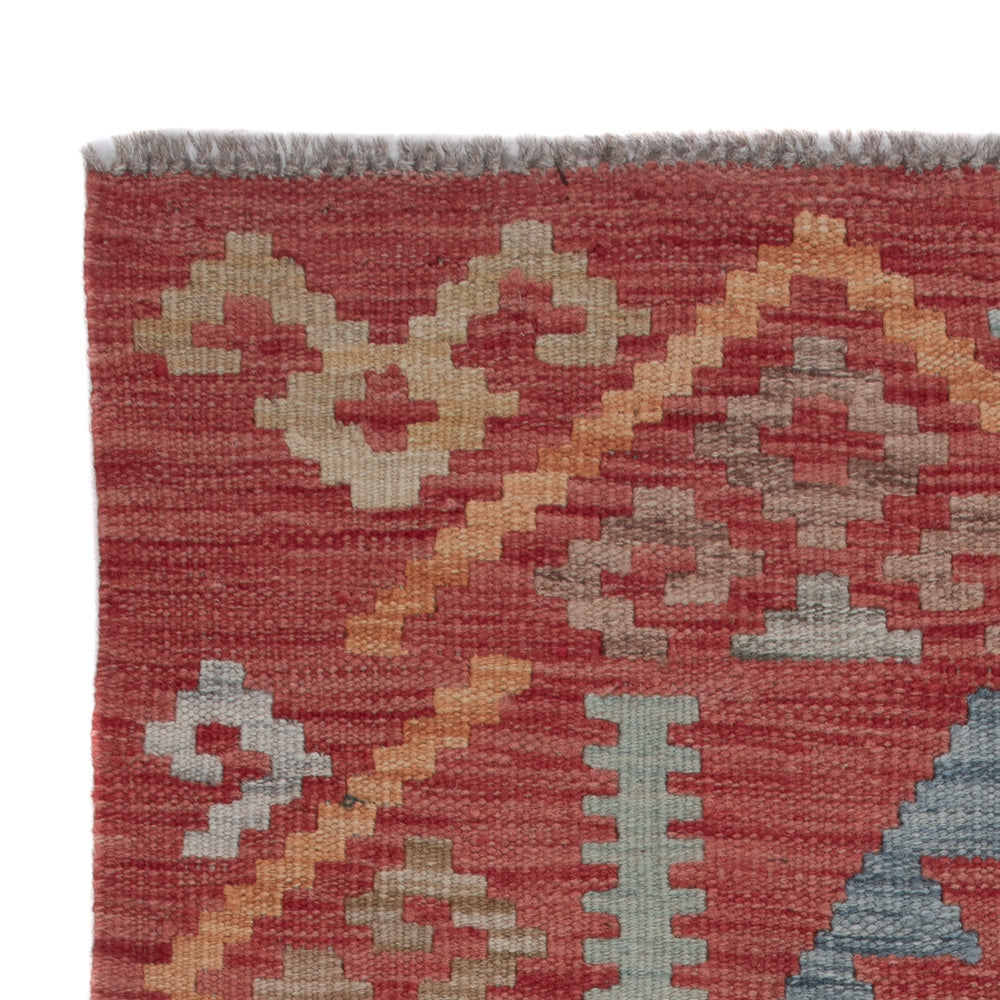 Kelim tapijt - Splash - 119 x 72 cm - veelkleurig