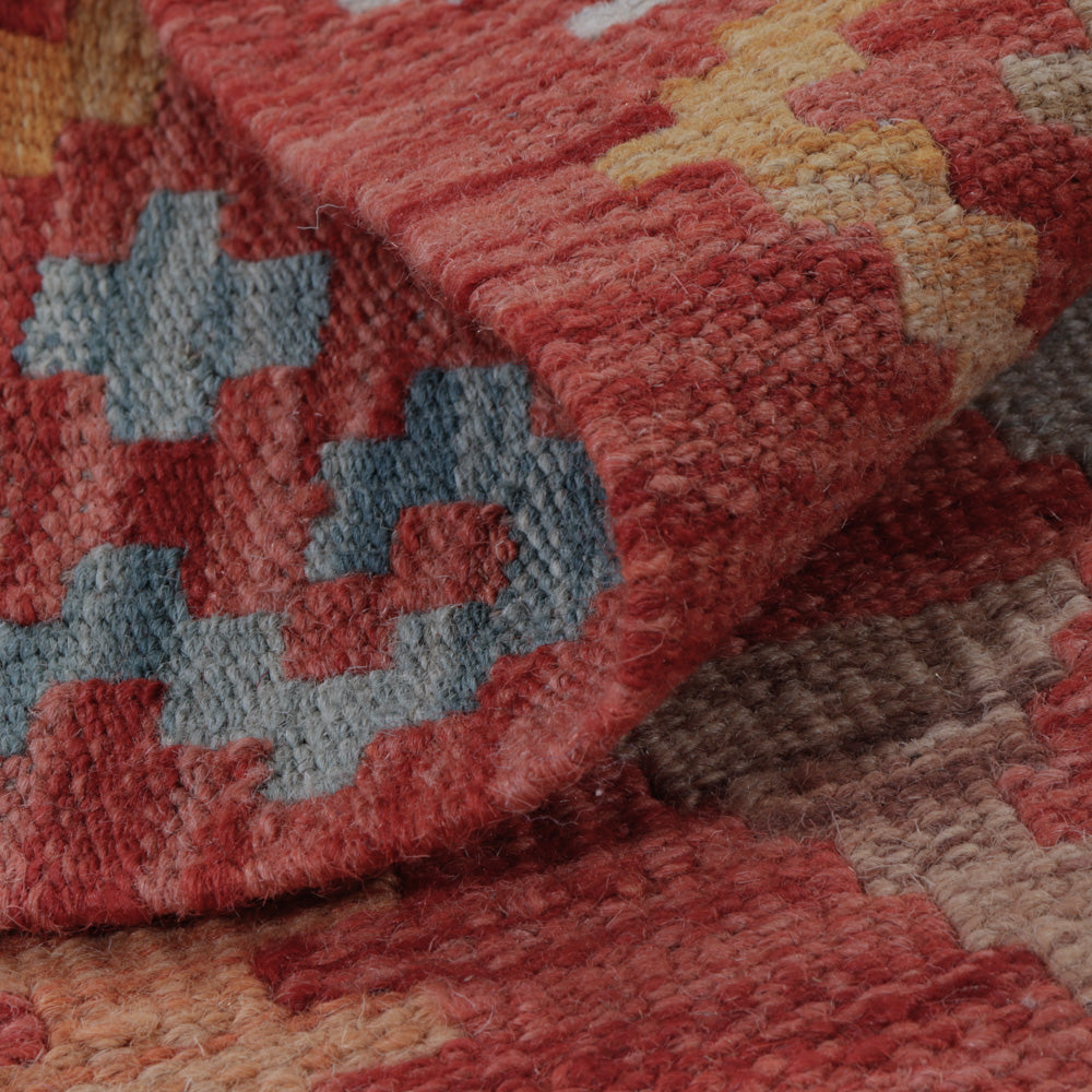 Kelim tapijt - Splash - 119 x 72 cm - veelkleurig