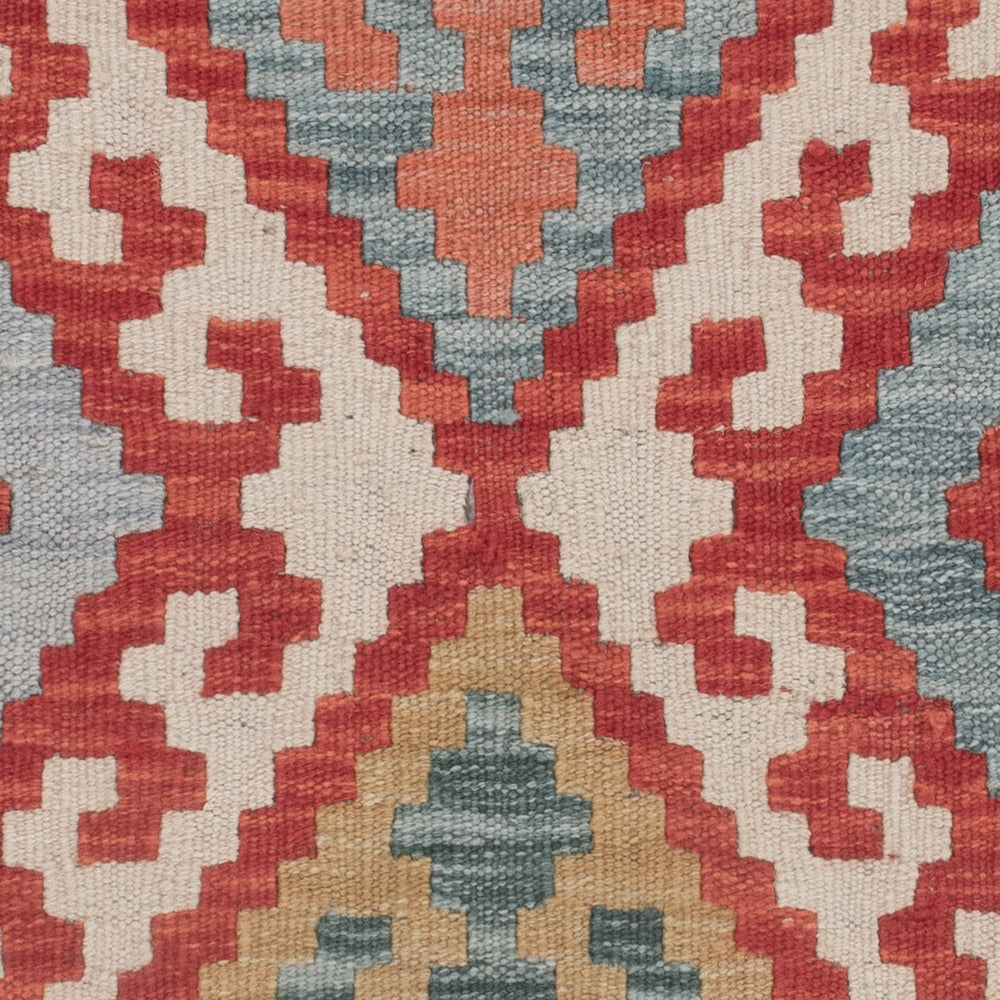 Kelim tapijt - Splash - 140 x 80 cm - veelkleurig