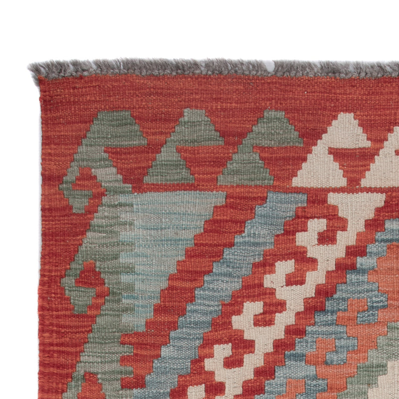 Kelim tapijt - Splash - 140 x 80 cm - veelkleurig