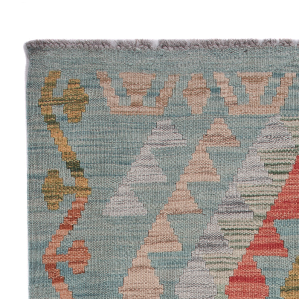 Kelim tapijt - Splash - 123 x 81 cm - veelkleurig