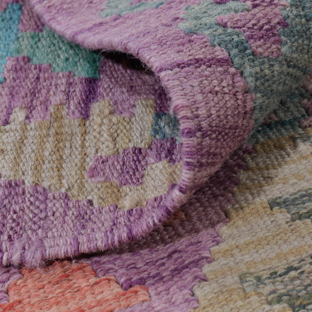 Kelim tapijt - Splash - 135 x 80 cm - veelkleurig