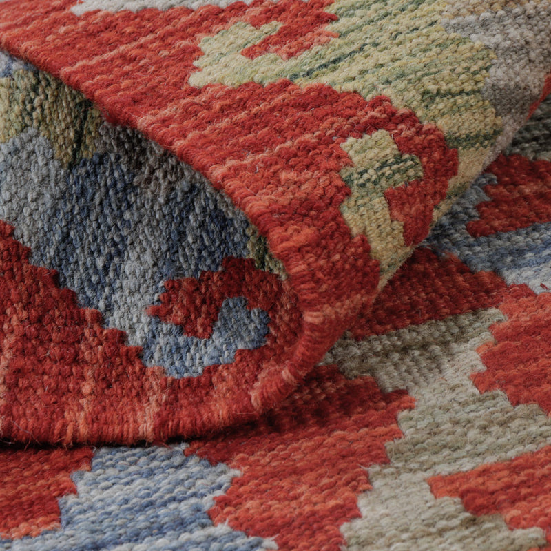 Kelim tapijt - Splash - 131 x 86 cm - veelkleurig