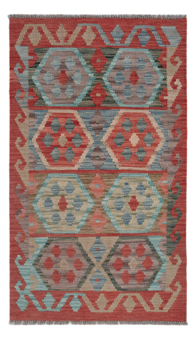 Kilim Maimana Tapijt 72x124cm - Wollen tapijt