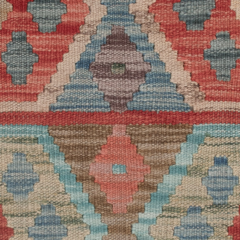 Kelim tapijt - Splash - 124 x 72 cm - veelkleurig