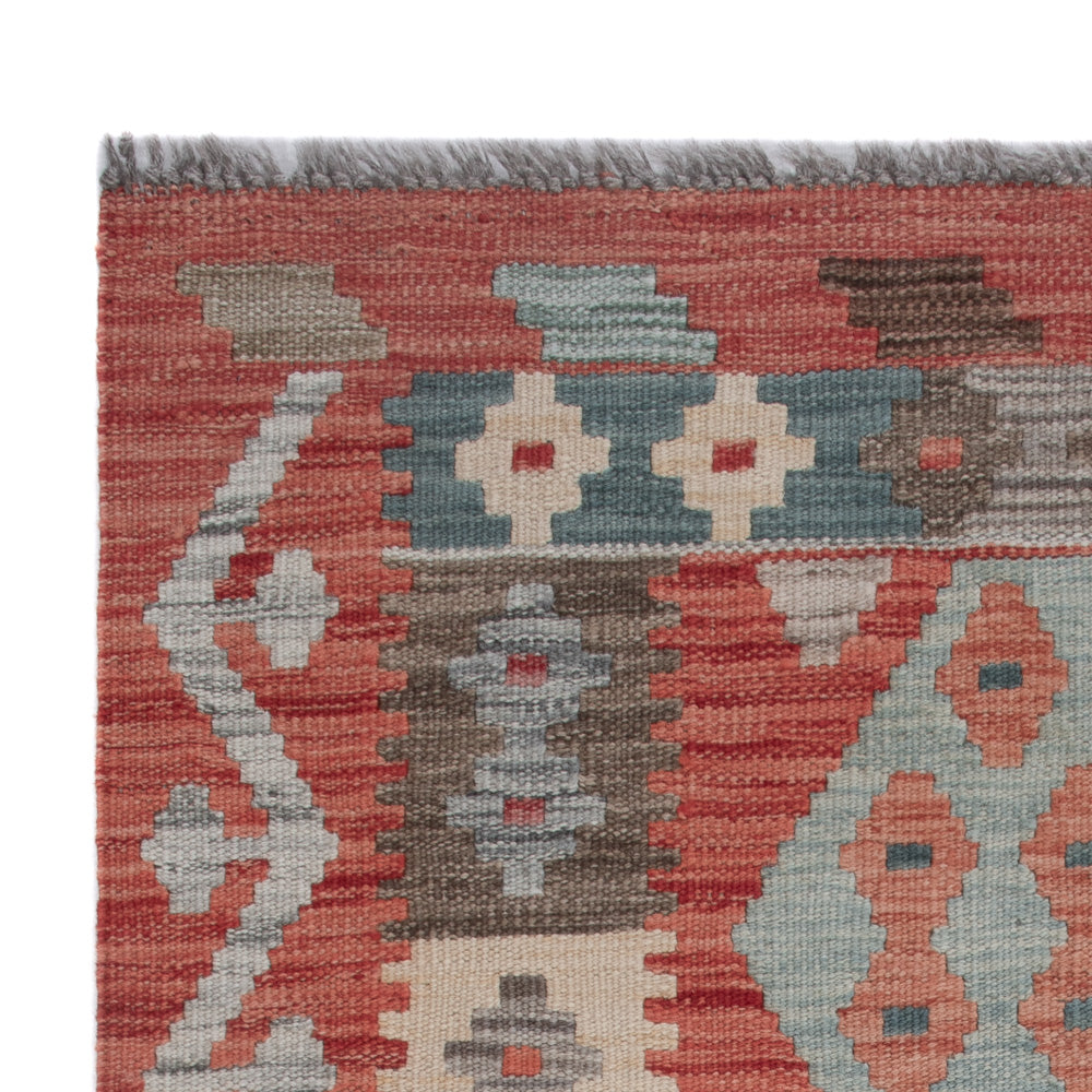 Kelim Teppich - Splash - 123 x 82 cm - mehrfarbig