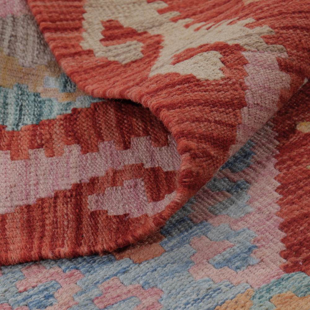 Kelim tapijt - Splash - 129 x 82 cm - veelkleurig