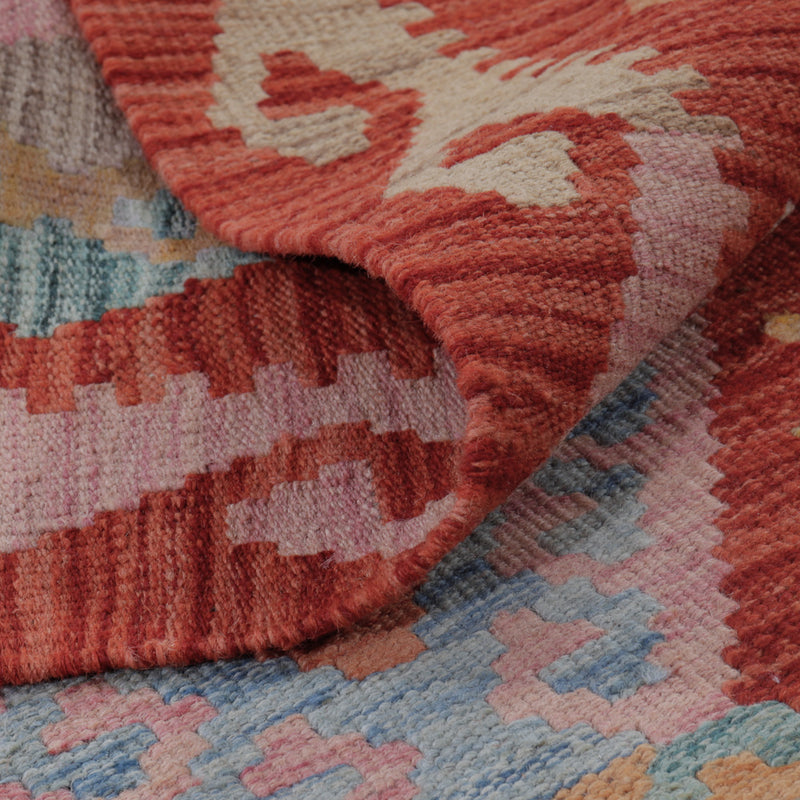 Kelim tapijt - Splash - 129 x 82 cm - veelkleurig