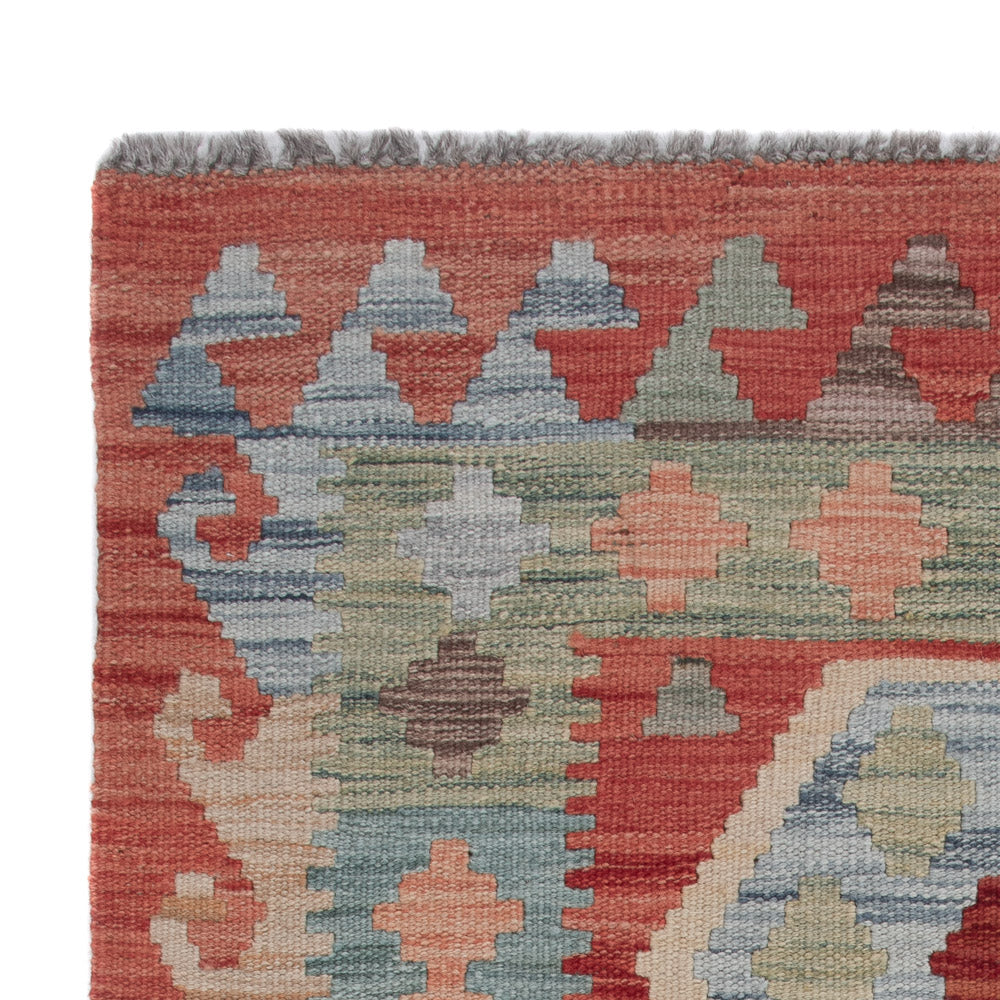 Kelim tapijt - Splash - 131 x 80 cm - veelkleurig