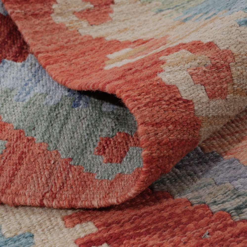 Kelim tapijt - Splash - 131 x 80 cm - veelkleurig