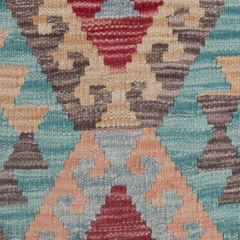 Kelim Teppich - Splash - 123 x 78 cm - mehrfarbig