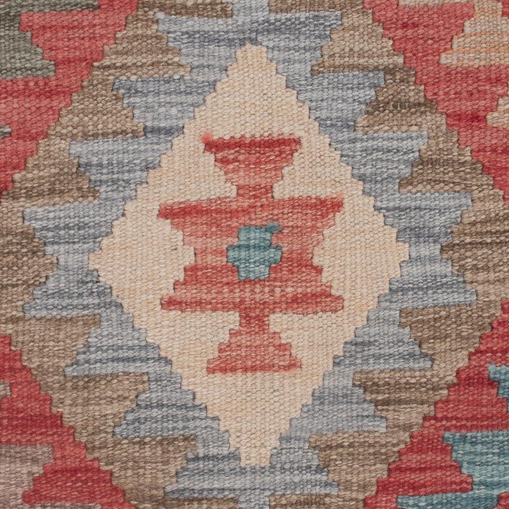 Kelim tapijt - Splash - 147 x 77 cm - veelkleurig