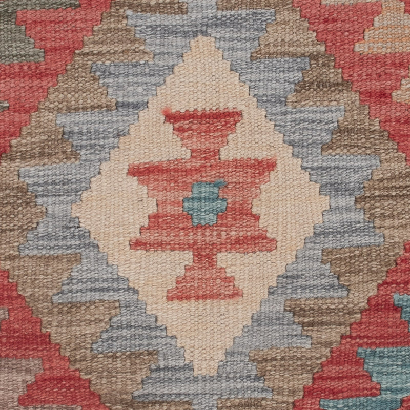 Kelim tapijt - Splash - 147 x 77 cm - veelkleurig