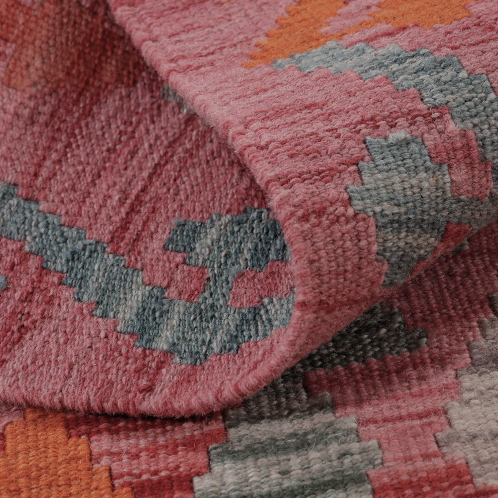 Kelim tapijt - Splash - 127 x 86 cm - veelkleurig