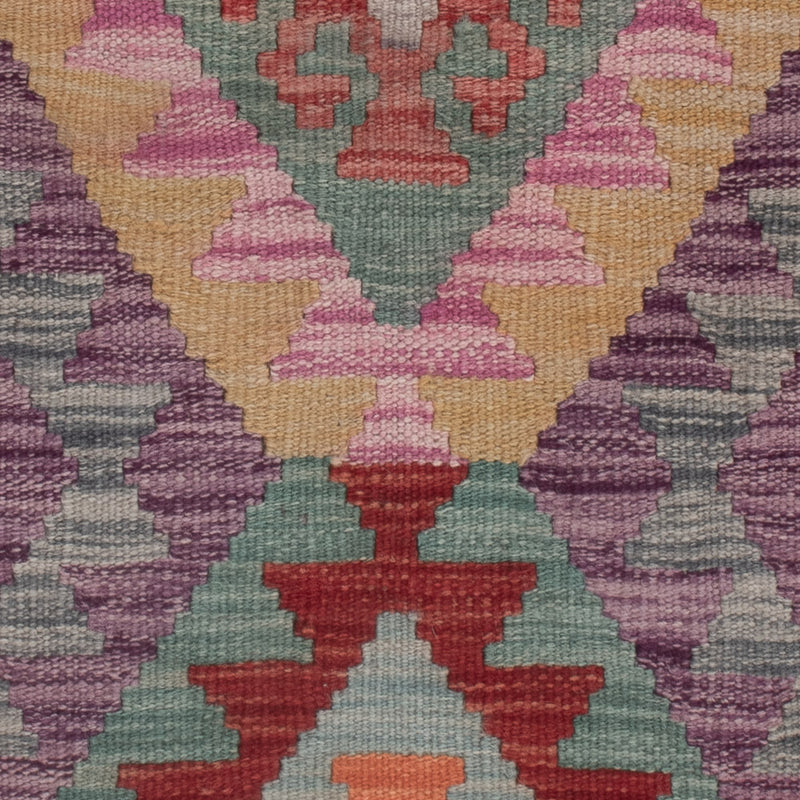 Kelim tapijt - Splash - 126 x 78 cm - veelkleurig