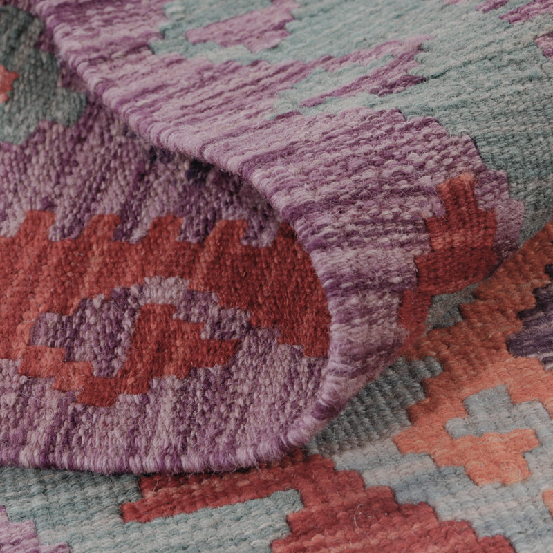 Kelim tapijt - Splash - 126 x 78 cm - veelkleurig