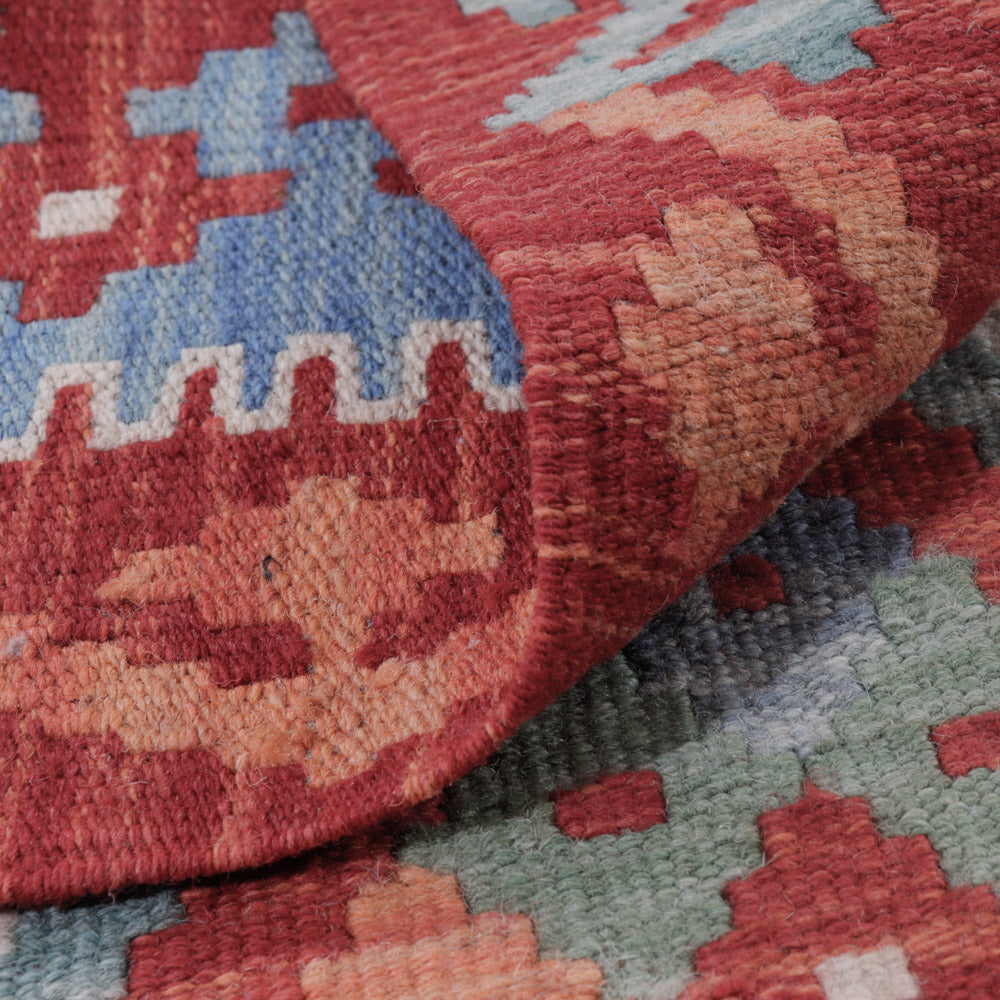 Kelim Teppich - Splash - 136 x 81 cm - mehrfarbig