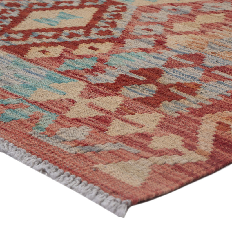 Kelim tapijt - Splash - 127 x 88 cm - veelkleurig