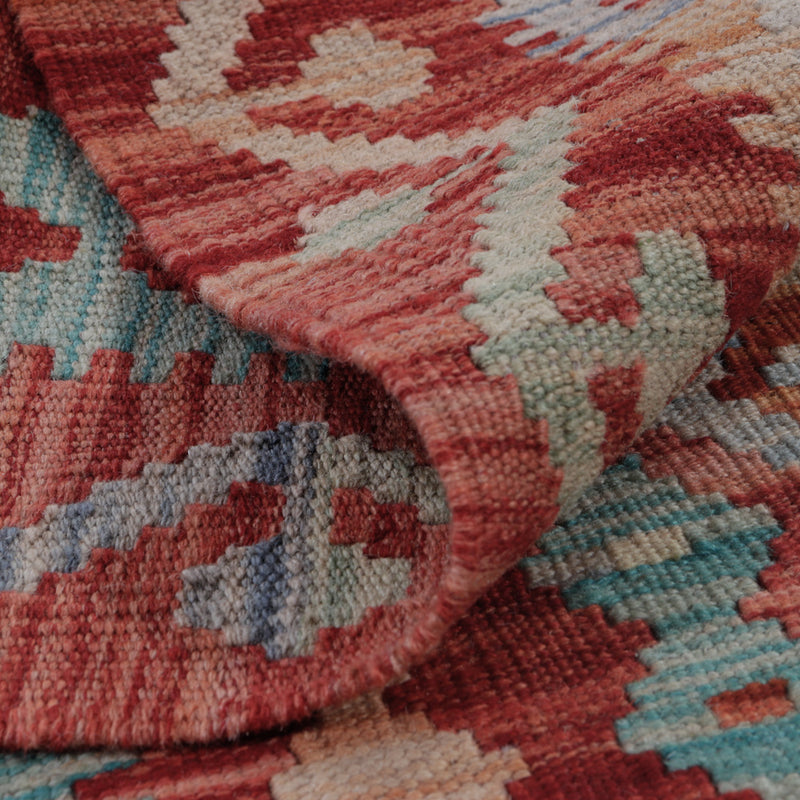 Kelim tapijt - Splash - 127 x 88 cm - veelkleurig