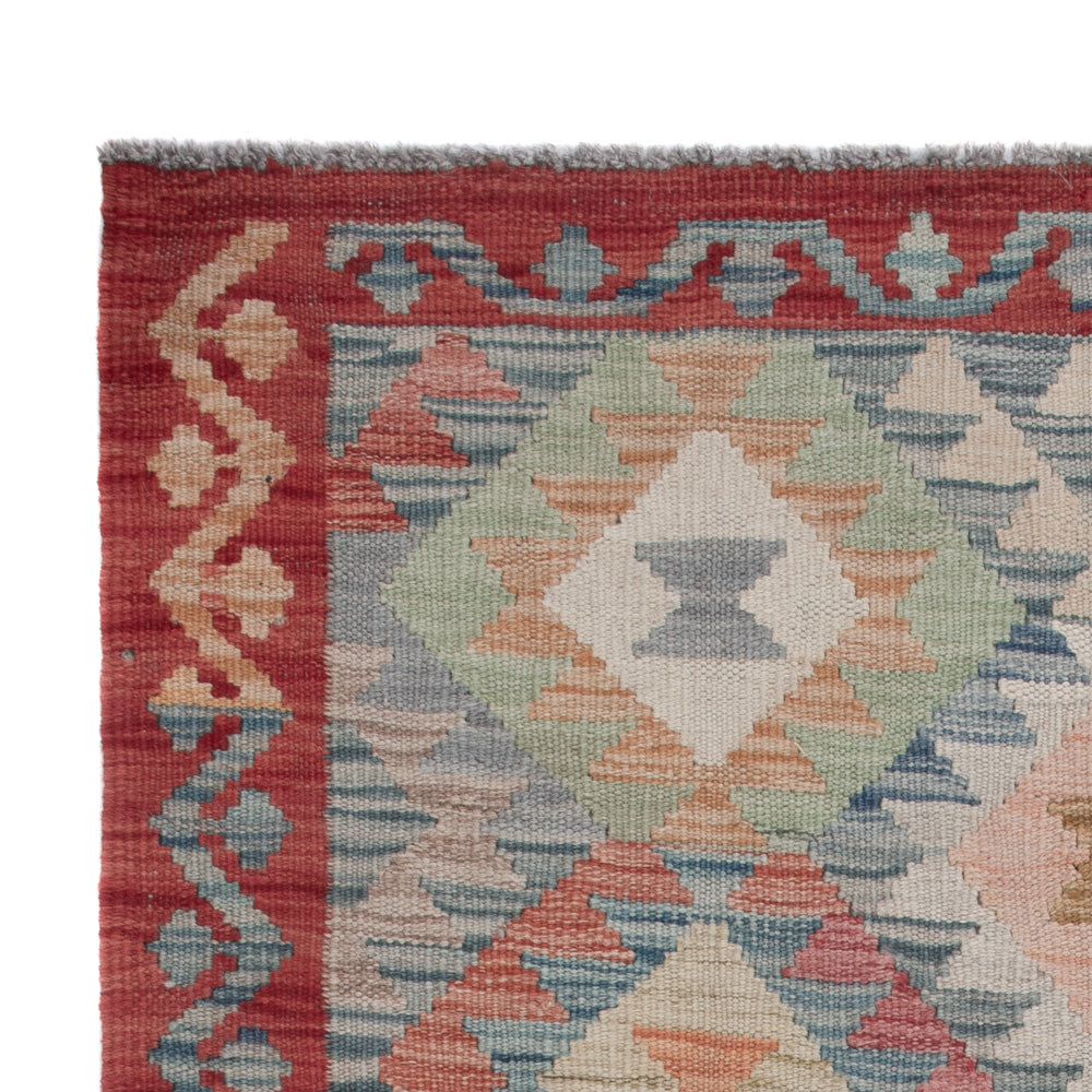 Kelim tapijt - Splash - 127 x 81 cm - veelkleurig