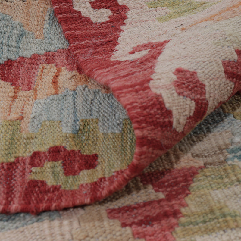 Kelim Teppich - Splash - 123 x 90 cm - mehrfarbig