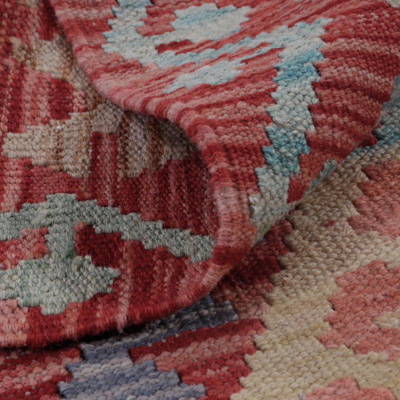 Kelim tapijt - Splash - 117 x 81 cm - veelkleurig