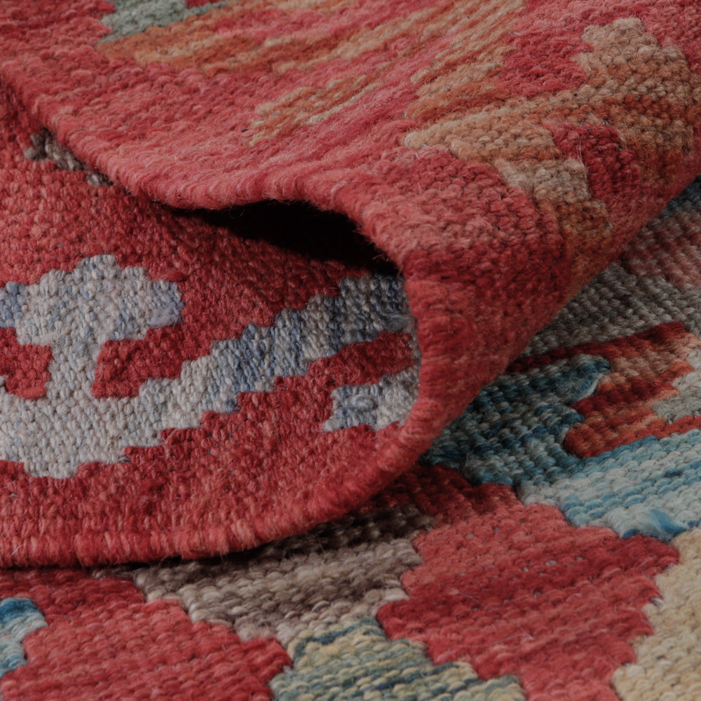 Kelim tapijt - Splash - 130 x 81 cm - veelkleurig