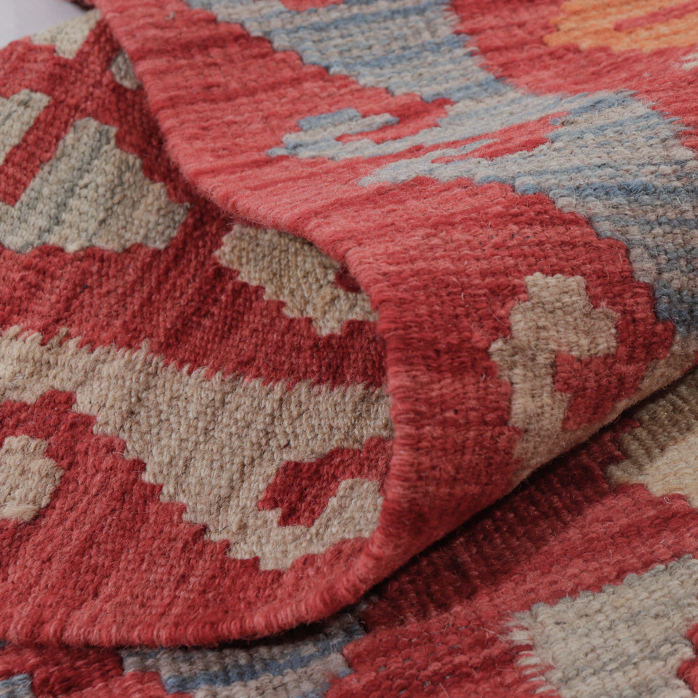 Kelim tapijt - Splash - 119 x 82 cm - veelkleurig