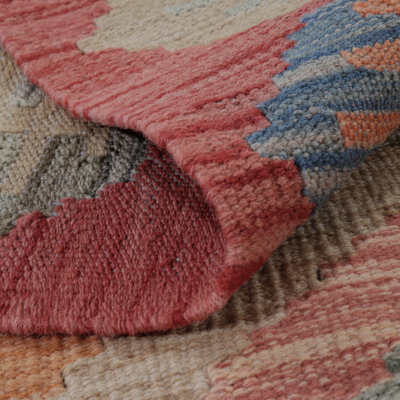 Kelim tapijt - Splash - 117 x 79 cm - veelkleurig