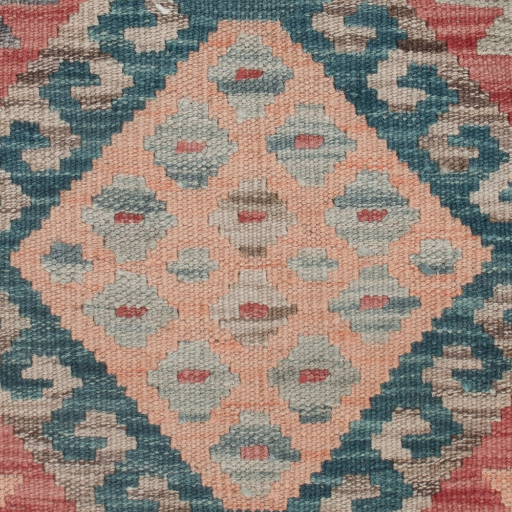 Kelim tapijt - Splash - 130 x 79 cm - veelkleurig