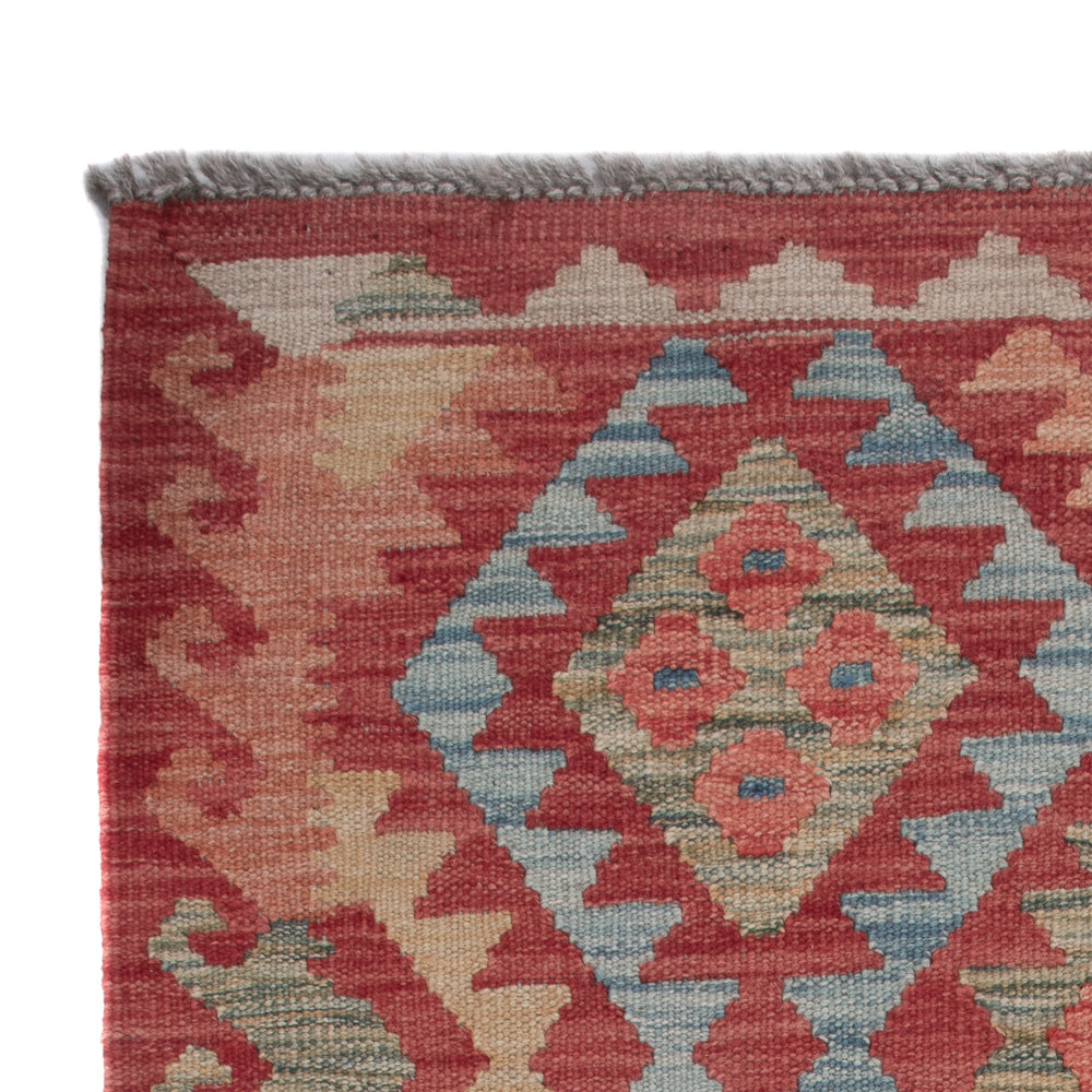 Kelim tapijt - Splash - 131 x 80 cm - veelkleurig