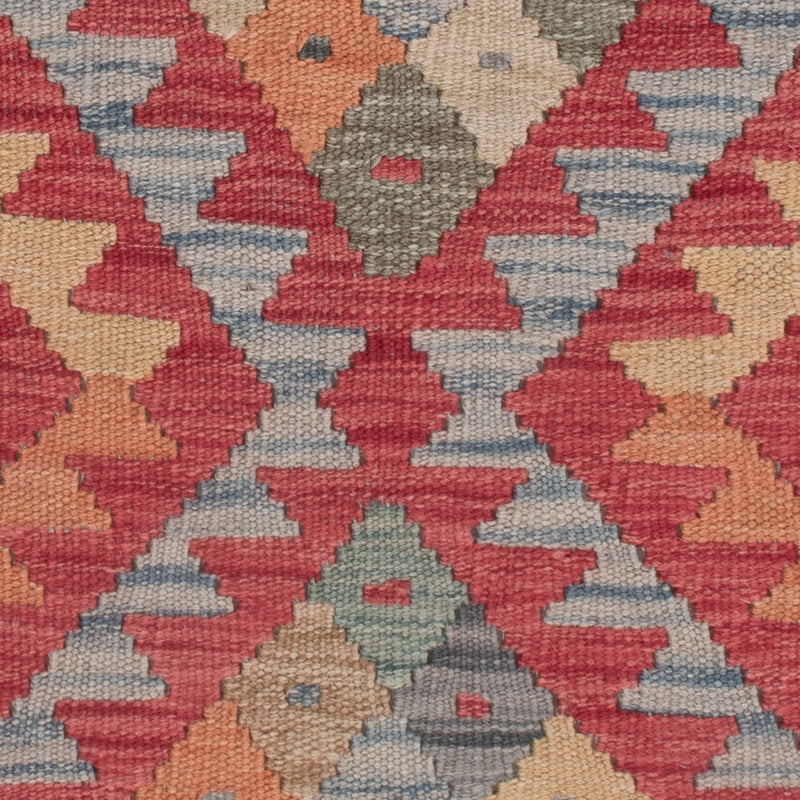 Kelim tapijt - Splash - 128 x 81 cm - veelkleurig