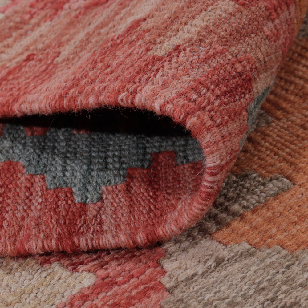 Kelim tapijt - Splash - 125 x 74 cm - veelkleurig