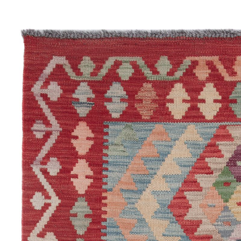 Kelim tapijt - Splash - 128 x 89 cm - veelkleurig