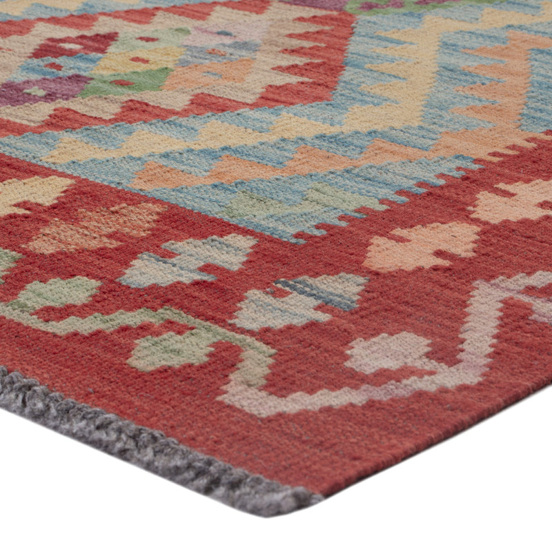 Kelim tapijt - Splash - 128 x 89 cm - veelkleurig