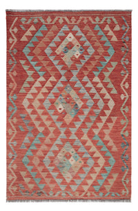 Kelim tapijt - Splash - 132 x 87 cm - veelkleurig